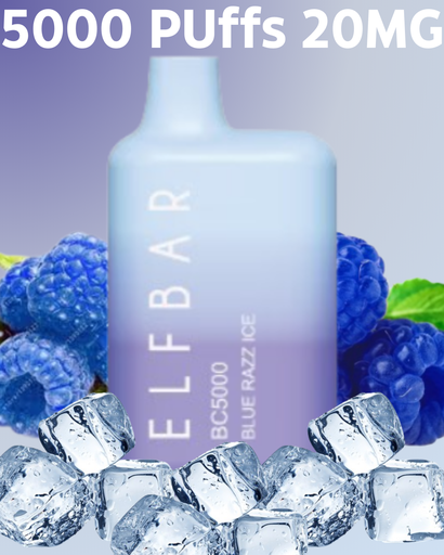 ELFBAR Blue Razz Ice 20MG 5000 Puffs